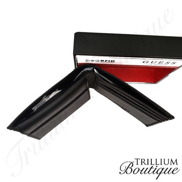 GUESS RFID Protection Black Wallet & Valet NWT - Picture 6 of 9